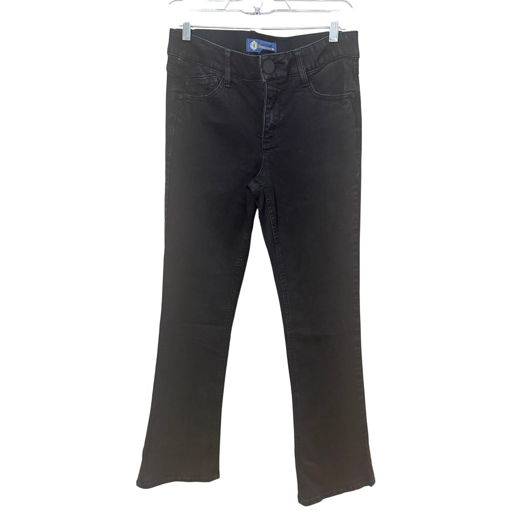 Democracy Itty Bitty Bootcut Jeans Black Ab-solution Stretch Denim Size 4 - Picture 2 of 8